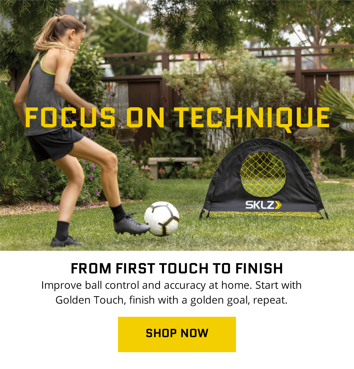 Home Page SKLZ Ad